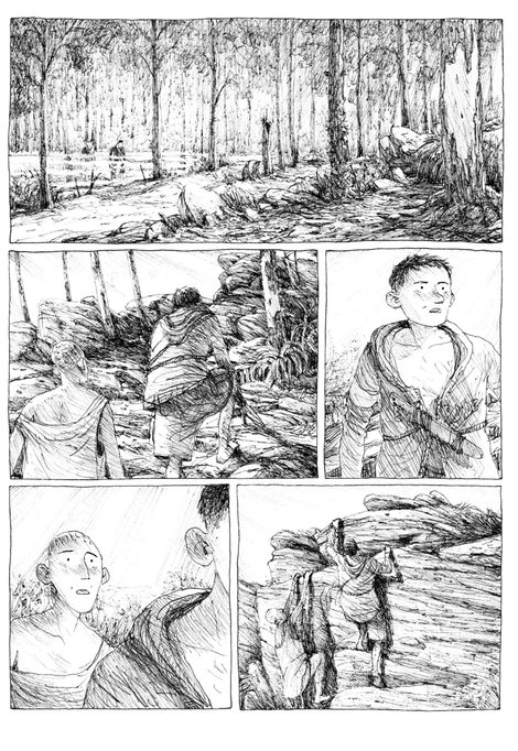 Illustration for article titled Italian cartoonist Gipi drew Land Of The Sons like a maniac